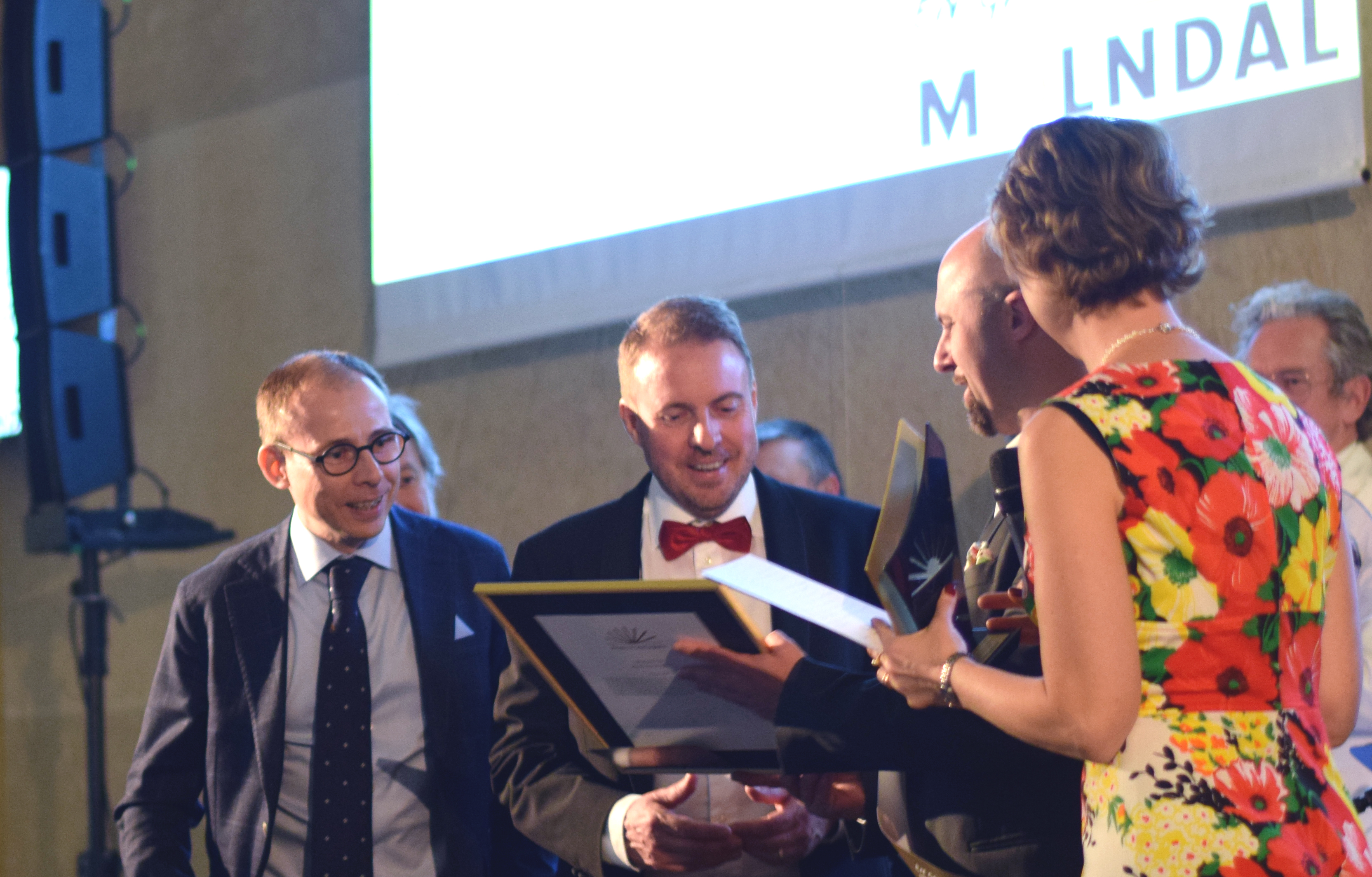 Niklas och Fredrik Bille tog emot utmärkelsen Årets företagare